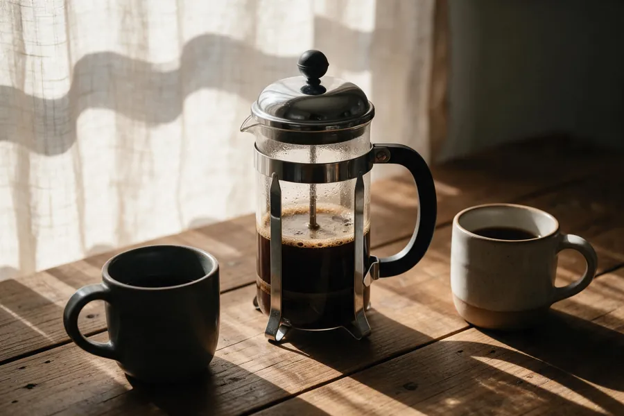 French Press: Voller Körper ohne Bitterkeit